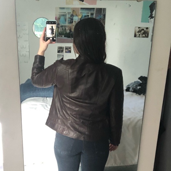 Coke Haan Leather Jacket - Picture 3 of 6